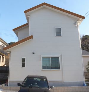 破風板塗装　板金塗装 袖ヶ浦　