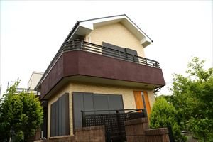 外壁と屋根の塗装 千葉寺　千葉市中央区 ナノコンポジット
