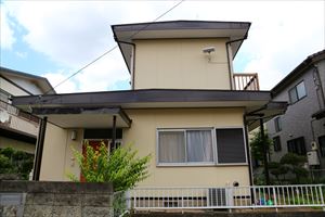 瓦棒屋根・リシン外壁塗装工事　市原市青葉台