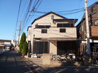 外壁のクリアー塗装　UVプロテクトクリア　千葉市稲毛区
