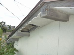 外壁張替え（トタン壁～プリント板）外装工事前のご挨拶　千葉市内　南房総市
