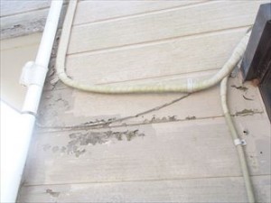 塗膜の劣化によるサイディング損傷｜市原市