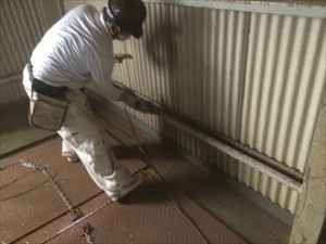 倉庫改修工事、鉄骨塗装｜市原市
