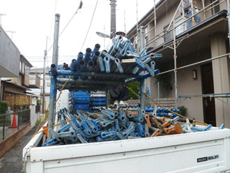 袖ケ浦市｜外壁塗装工事前の下準備１