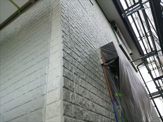 佐倉市 下塗り作業