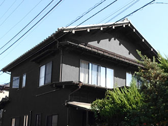 南房総市で和風邸宅の漆喰調査