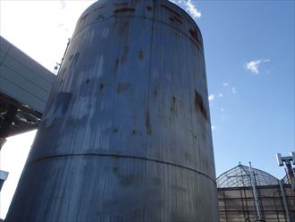 市原市の鉄製オイルタンク塗装調査錆の発生を抑制