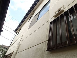 袖ヶ浦市の外壁塗装パワーボードへの低汚染塗料での塗装提案