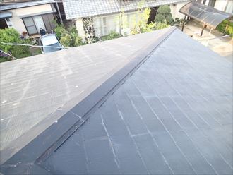 袖ケ浦市の屋根調査前回の塗装工程に縁切り作業が未施工