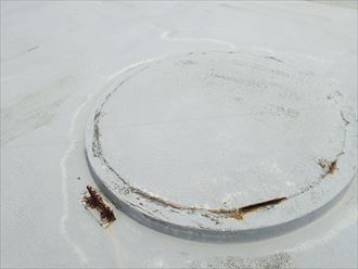 市原市 防水面のひび割れ