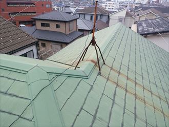 君津市 塗膜の色褪せ