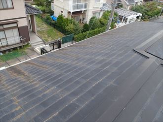 袖ケ浦市の屋根塗装化粧スレート素地の露出屋根塗装のご提案