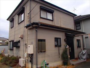 コーキングの劣化補修と外壁・屋根塗装　君津市