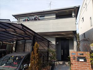 中古住宅購入後初めてのメンテナンス　屋根・外壁塗装　君津市