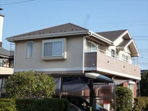 千葉市にて屋根塗装、外壁塗装調査とお見積もり｜千葉市　Ｎ様邸