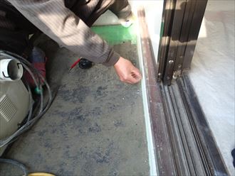 ベランダ防水工事に着工いたしました｜君津市