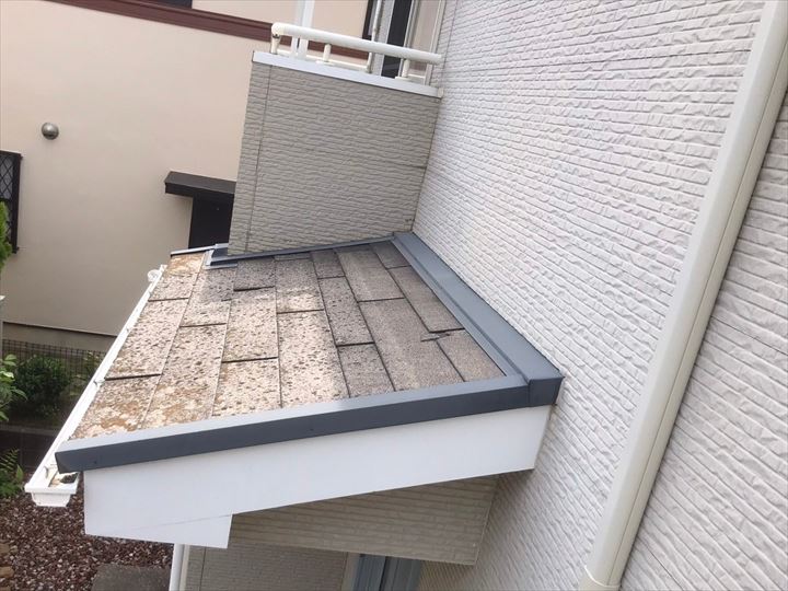 下屋根の劣化症状