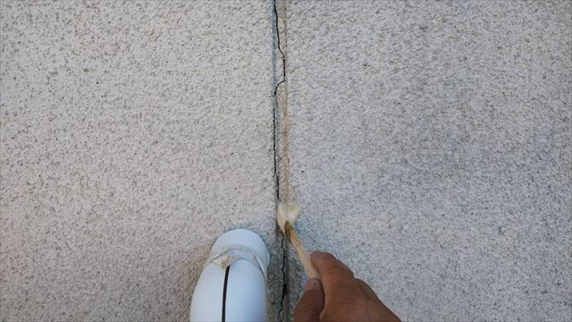 縦目地の剥がし