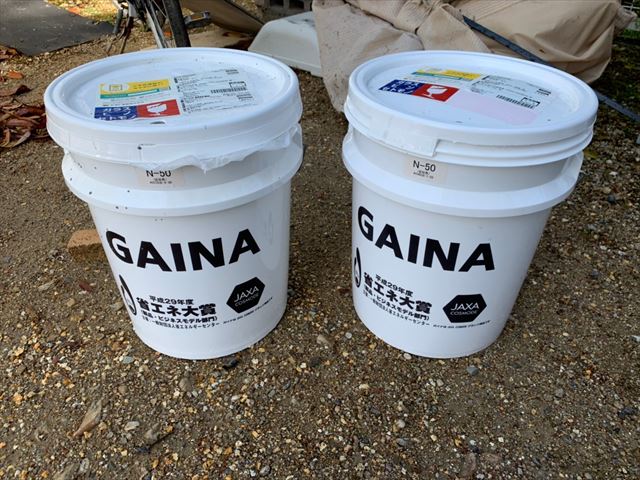 春日井市出川町で、断熱塗料ガイナで屋根塗装、まもなく完成です