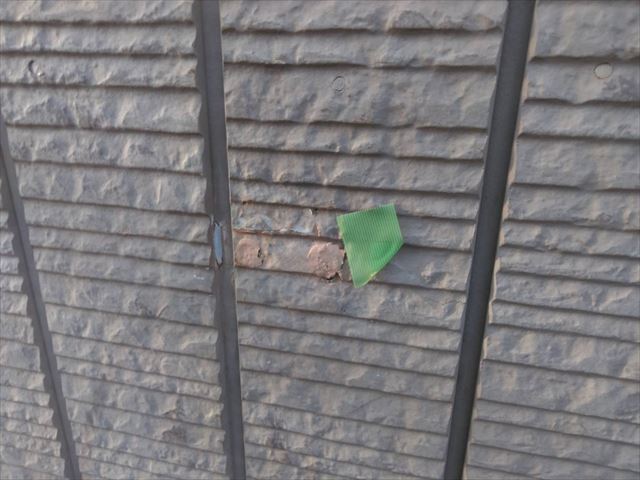 塗膜の剥がれです