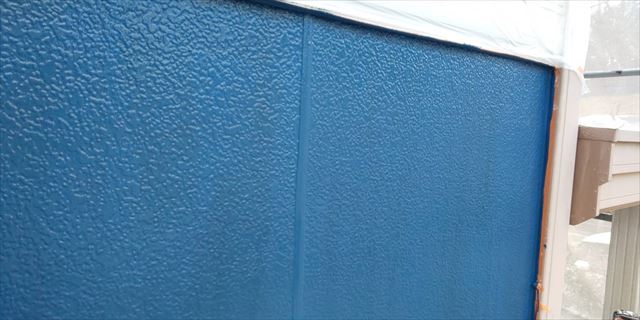 外壁の中塗り、完了