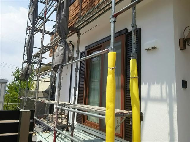 外壁の塗装です
