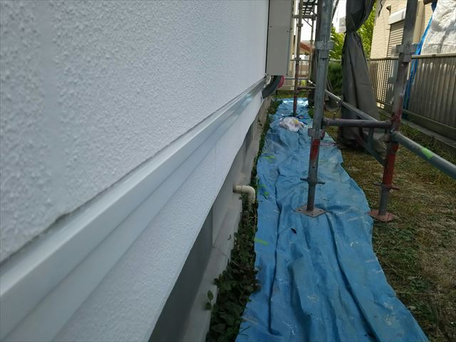 水切りの塗装完了です