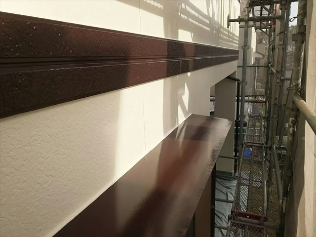 幕板の塗装、完了です