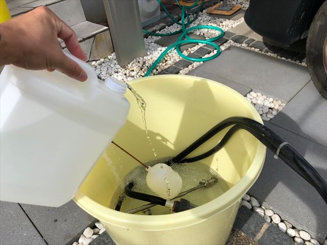バイオ洗浄と高圧水洗浄