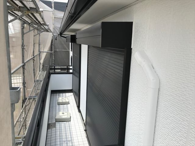 外壁の塗装、完了です
