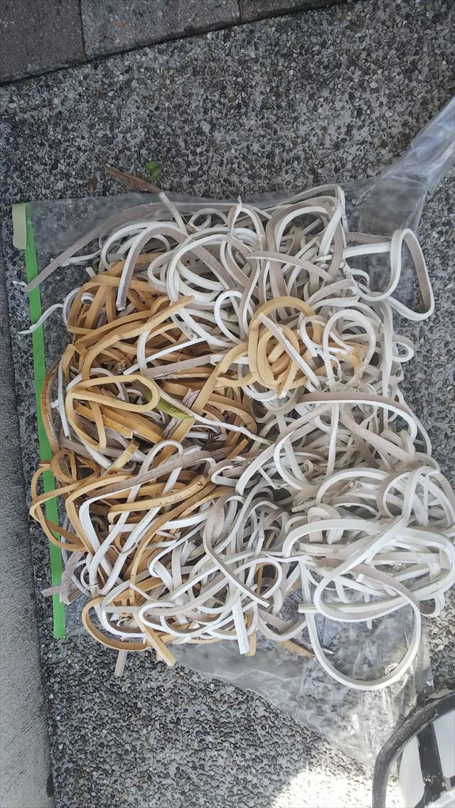 撤去した目地です