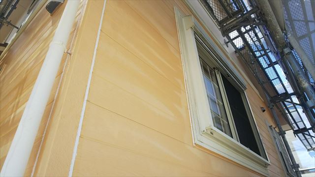 たて目地の打ち替え、完了