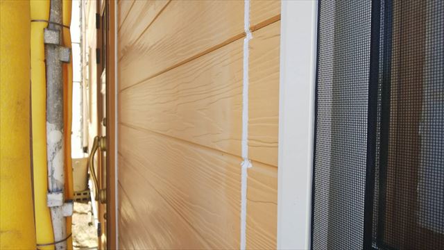 たて目地の打ち替え、完了