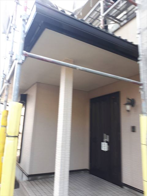 外壁の洗浄です