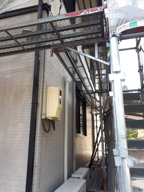 外壁の洗浄です