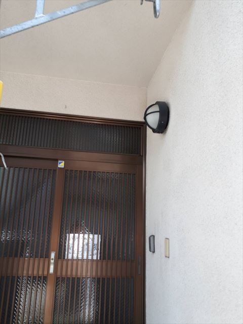 外壁の洗浄です