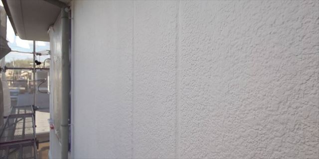 春日井市熊野町で外壁を、断熱塗料ガイナで塗装が完了です。