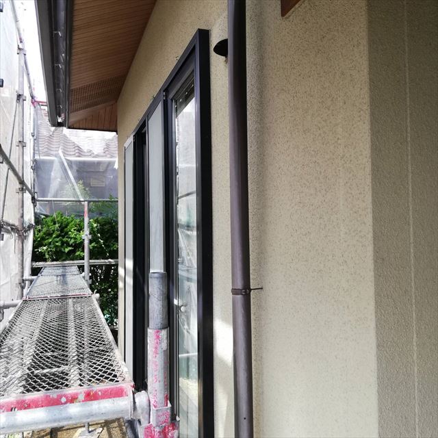外壁の洗浄です