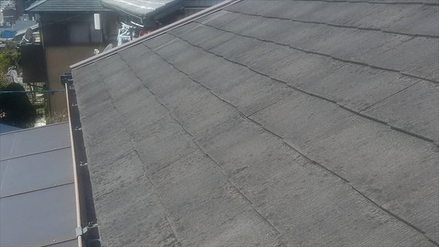 春日井市稲口町で屋根塗装の現調を行いました。