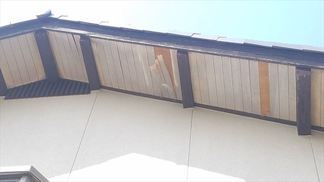 軒天の剥がれ