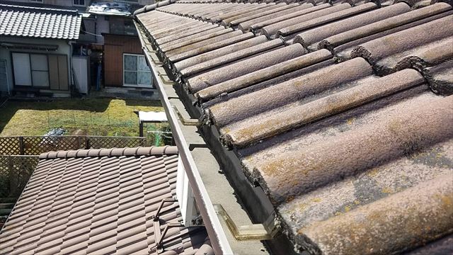 春日井市熊野町で瓦屋根の調査の下見にお伺いしました。