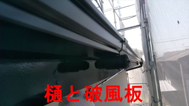 樋と破風板