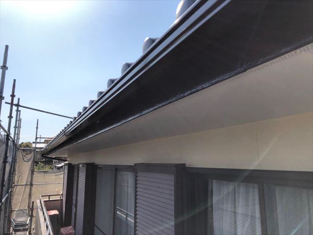 鼻隠しの塗装、完了です