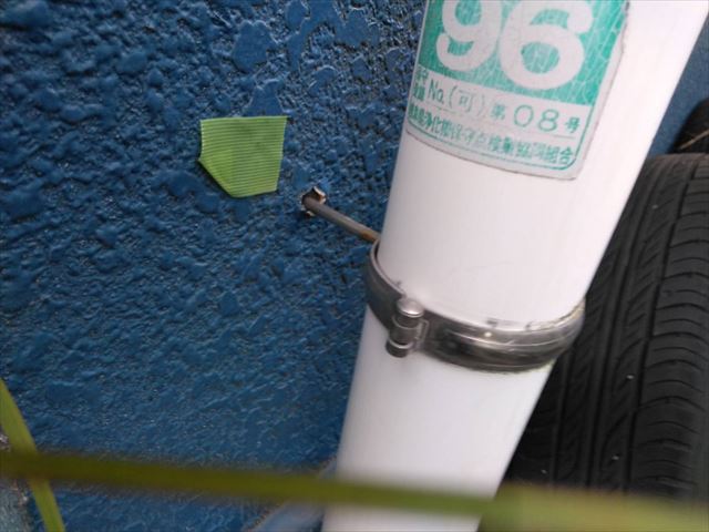 外壁の穴あき