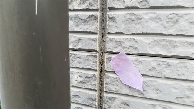 外壁のシーリングの亀裂