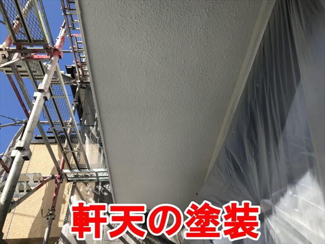 軒天の塗装