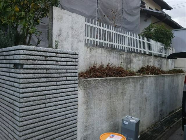 ブロック塀です