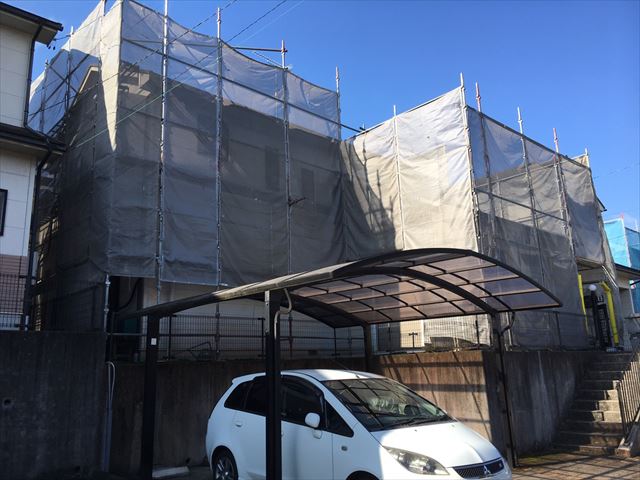 春日井市篠木町で超低汚染リファインフッ素塗料で屋根・外壁塗装