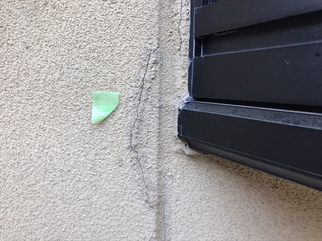 外壁の亀裂