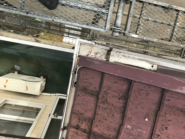 屋根の洗浄です